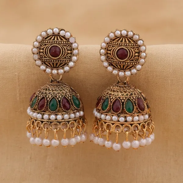 Multicolor_Premium_Brass_Jhumka_Earrings_For_Women