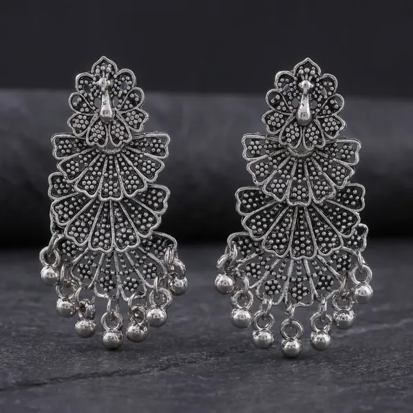 Silver_Premium_Brass_Jhumka_Earrings_For_Women