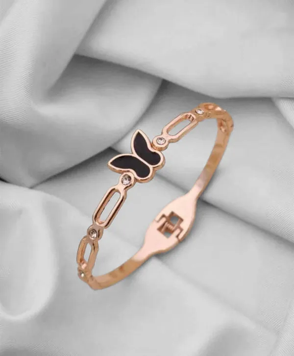 Gold_And_Black_Premium_Brass_Bracelet_For_Women