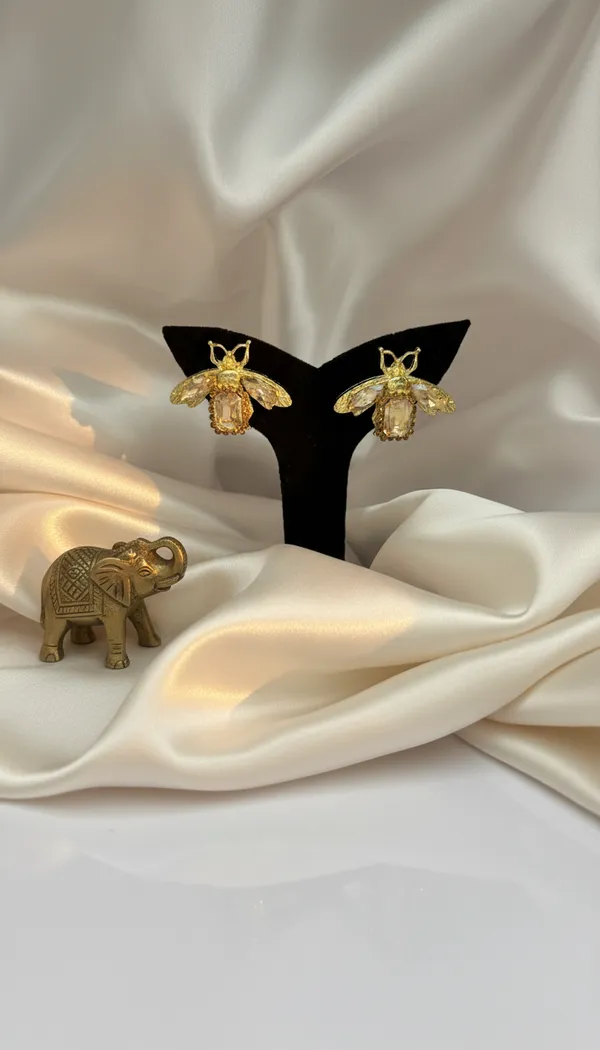 Champagne_Butterfly_Spark_Earring