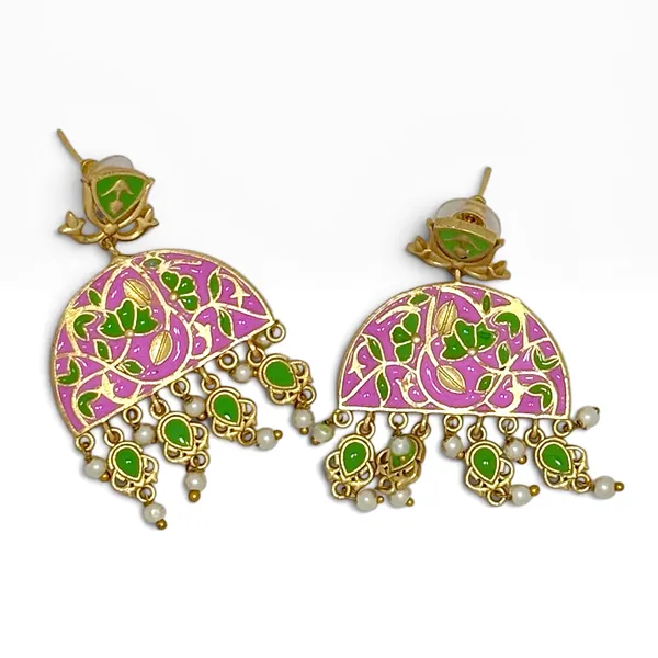 Gulabo_Meenakari_Dastak_Jhumka