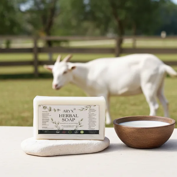 Herbal_Goat_Milk_Soap_-_Natural_&_Gentle_Cleansing_Bar_Pack_Of_2