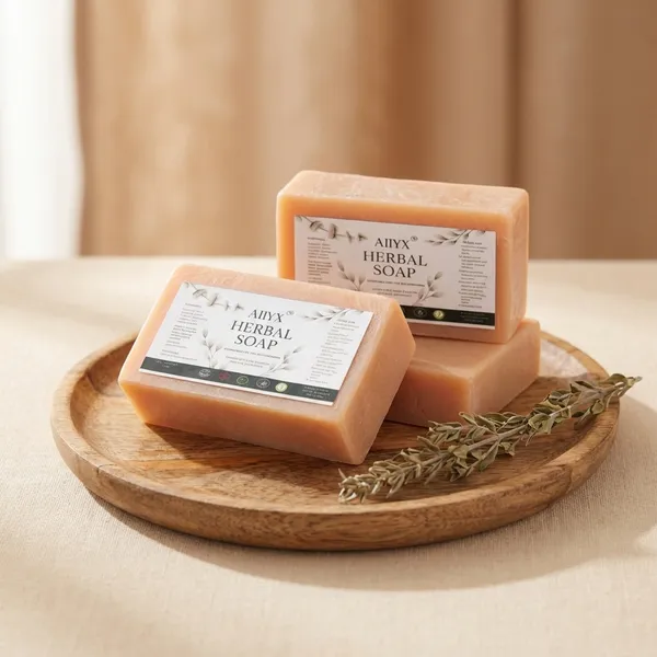 Herbal_Saffron_(Kesar)_Soap_-_Natural_Handmade_Bathing_Bar_Pack_Of_2