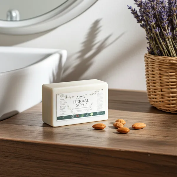 Herbal_Soap_With_Almond_&_Lavender_-_Natural_Handmade_Bathing_Bar_Pack_Of_2