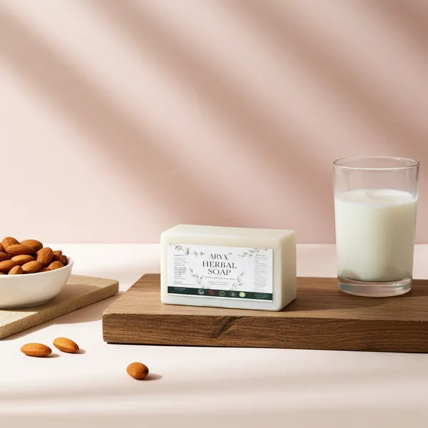 Herbal_Soap_With_Almond_&_Lavender_-_Natural_Handmade_Bathing_Bar_Pack_Of_2