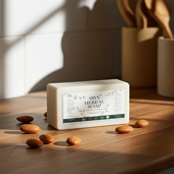 Herbal_Soap_With_Almond_&_Lavender_-_Natural_Handmade_Bathing_Bar_Pack_Of_2