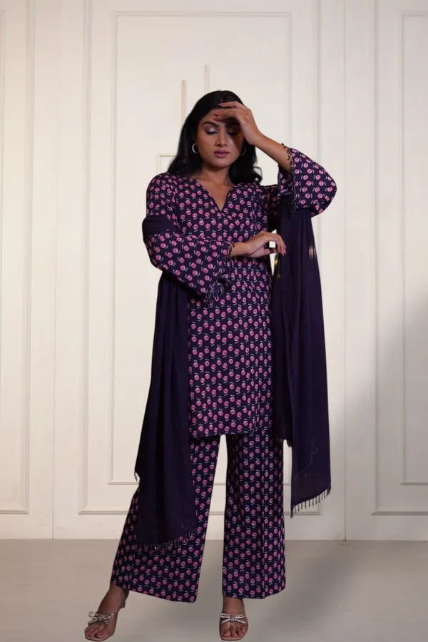 Block_Print_Kurta_Palazzo_Set_With_Dupatta