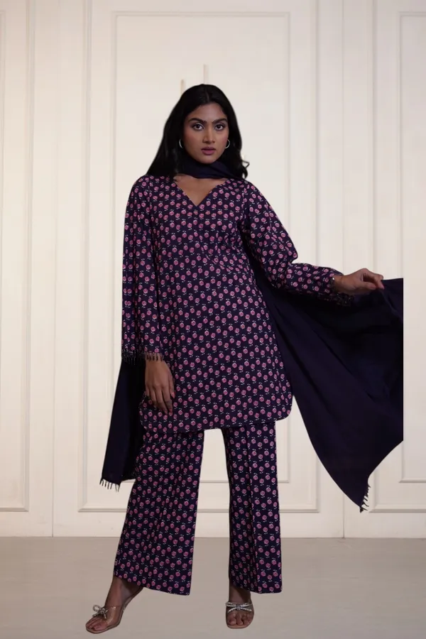 Block_Print_Kurta_Palazzo_Set_With_Dupatta
