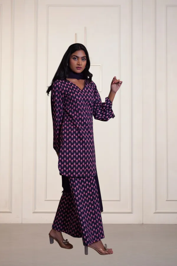 Block_Print_Kurta_Palazzo_Set_With_Dupatta