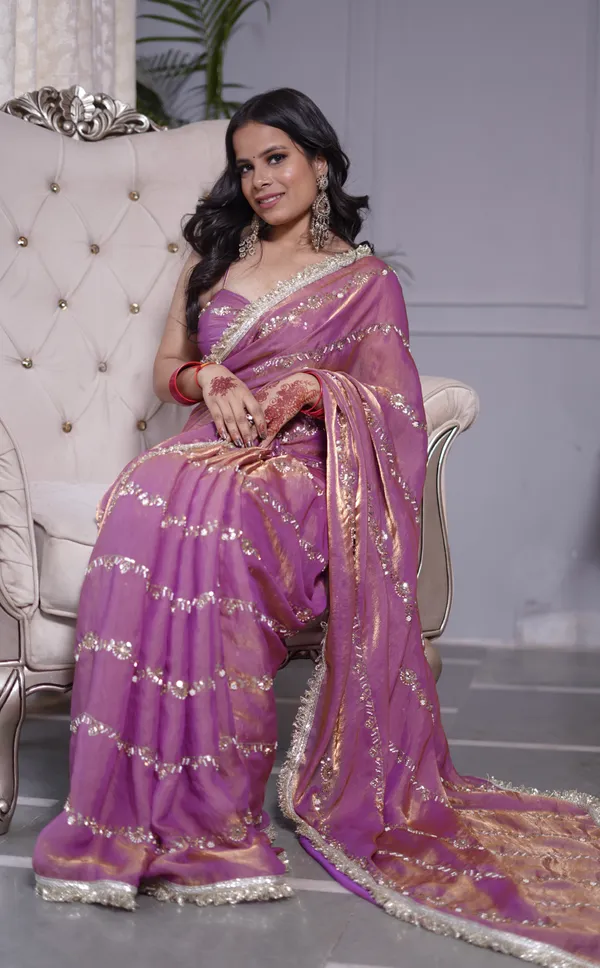 Purple_Sequin_Embellished_Designer_Saree_With_Gold_Gota_Work