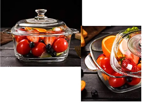 _Glass_Casserole_Bowl_With_Lid,_Set_of_1,_2.3_L,_Transparent