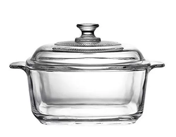 _Glass_Casserole_Bowl_With_Lid,_Set_of_1,_2.3_L,_Transparent
