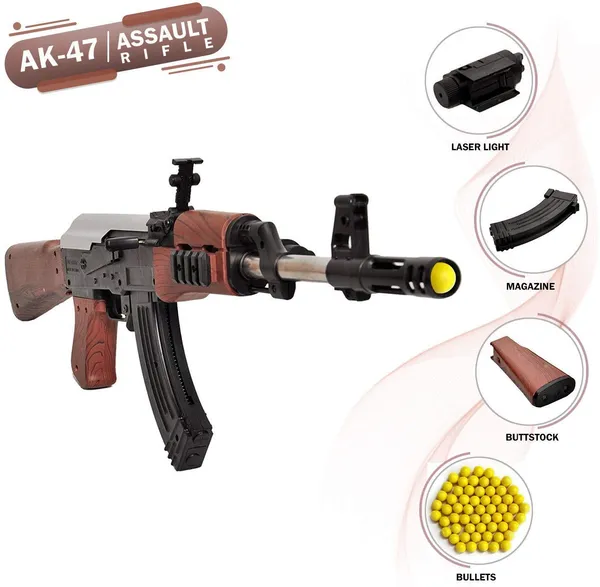 Army_Style_AK47_Toy_Gun_with_BB_Bullets,_PUBG_AK-47_with_Laser_Light_with_1000_Plastic_Bullets_|_BB_Gun_for_Boys_(Front_Loading)