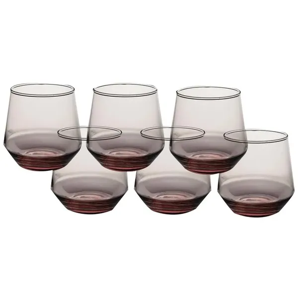 Set_of_6_Tumbler_Glass_|_Water_Glasses_|_Wine_Glasses_|_Tumbler_Whisky_Glass_|,_370_ml_Each