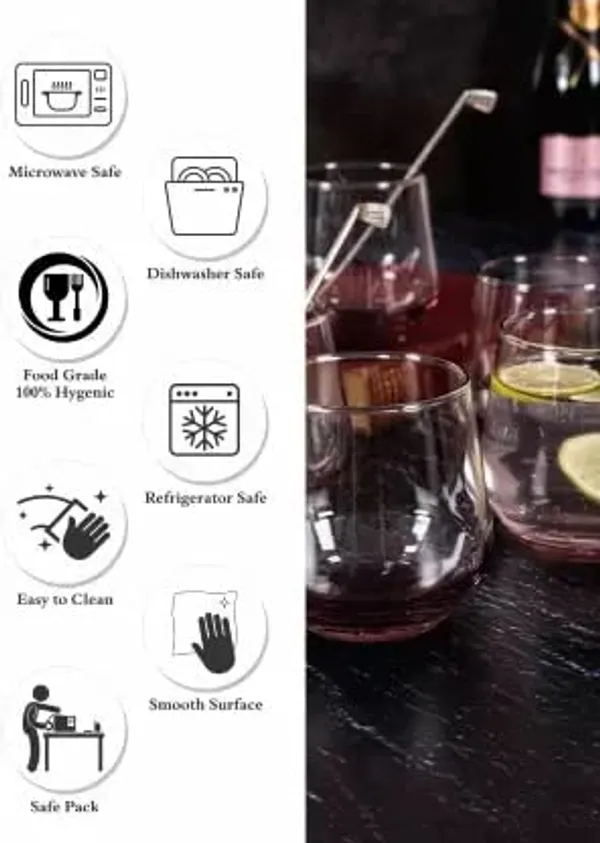 Set_of_6_Tumbler_Glass_|_Water_Glasses_|_Wine_Glasses_|_Tumbler_Whisky_Glass_|,_370_ml_Each