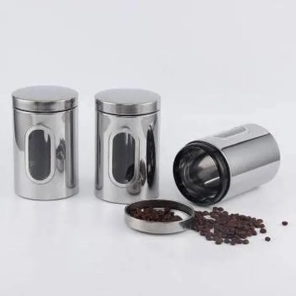 400_ML,_Glass_Window_Jar_for_Kitchen_Storage_Kitchen_Storage_Stainless_Steel_Cover_Jars_with_Glass_Window,_Set_of_3,_Silver