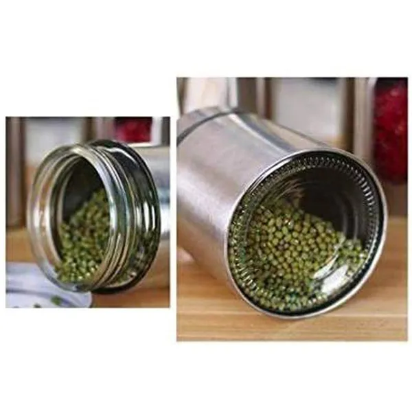 Airtight_Glass_Jar_Food_Storage_Container_with_Stainless_Steel_Cover_Window_Visible_Canister_Set_Glass_&_Airtight_Lid_(Pack_of_2),_800_ML