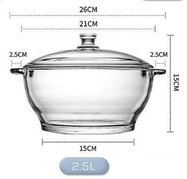2500ml_Toughened_Glass_Microwave_Dishwasher_Safe_Pot_Serving_Bowl_Casserole_with_Lid_Glass_Serving_Bowl_(Clear,_Pack_of_1)
