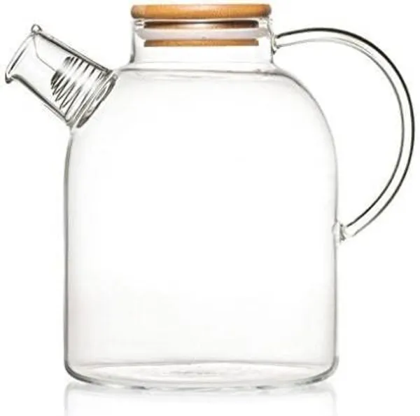 1.8_L_Wooden_Bamboo_Lid_Stove-Top_Glass_Kettle_Heat-Resistant_Borosilicate_Pitcher_Carafe_No-Dripping_Stovetop_Safe_Glass_Tea_Kettle_Pot_Serving_Jar