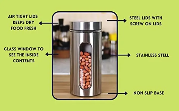 Set_of_2,_Airtight_Glass_Jar_Kitchen_Food_Storage_Container_with_Stainless_Steel_Cover_Window_Visible_Canister_Jar_Set_Glass_&_Airtight_Lid,_350_ML,_Silver