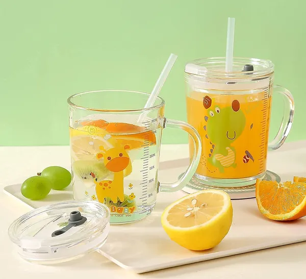 Cartoon_Printed_Milk_Glass_Sipper_Mug_Jar_with_Silicone_Straw_and_Lid_-_Measuring_Scale_Drinking_Cup_for_Kids_Boys_and_Girls_Perfect_for_Milk,Juice,Coffee_(Set_of_1,_350_ml),_Multicolor