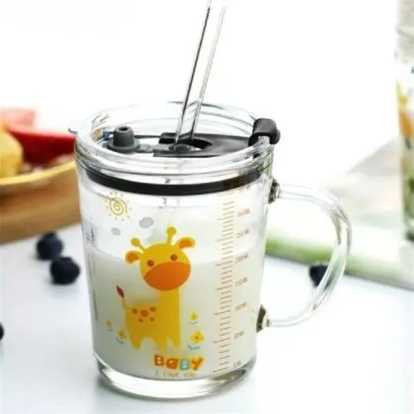 Cartoon_Printed_Milk_Glass_Sipper_Mug_Jar_with_Silicone_Straw_and_Lid_-_Measuring_Scale_Drinking_Cup_for_Kids_Boys_and_Girls_Perfect_for_Milk,Juice,Coffee_(Set_of_1,_350_ml),_Multicolor