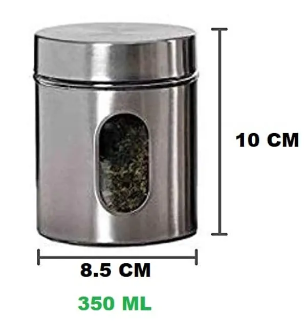 Airtight_Glass_Jar_Kitchen_Food_Storage_Container_with_Stainless_Steel_Cover_Window_Visible_Canister_Jar_Set_Glass_&_Airtight_Lid_(Pack_of_1PC),350_ML