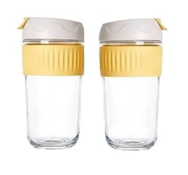 Set_of_2,_Leak_Proof_Glass_Travel_Coffee_Mug_with_Lid,_500_ML,_Reusable_Coffee_Cup_with_Silicone_Sleeve,_BPA_Free,_Microwave_Safe,_Durable_(Pink_Glow)