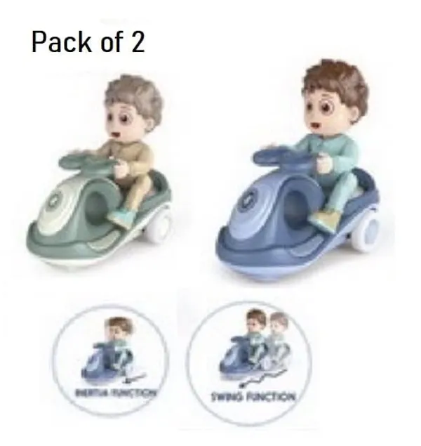 2_Pieces,_Friction_Powered_Mini_Magic_Swing_Car_Twister_Ride_On_Car_Tricycle_Cartoon_Scooter_Toy_with_Inertia_&_Swing_Function_Stunt_Scooter_Toy_-_Cartoon_Boy_Riding_Tricycle