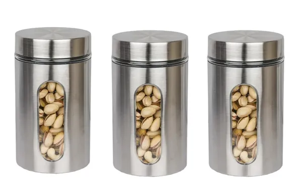 Set_of_3,_600_ML_Each_Airtight_Glass_Jar_Food_Storage_Container_with_Stainless_Steel_Cover_Window_Visible_Canister_Set_Glass_&_Airtight_Lid,_Silver