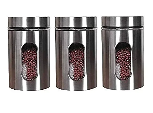 Set_of_3,_600_ML_Each_Airtight_Glass_Jar_Food_Storage_Container_with_Stainless_Steel_Cover_Window_Visible_Canister_Set_Glass_&_Airtight_Lid,_Silver