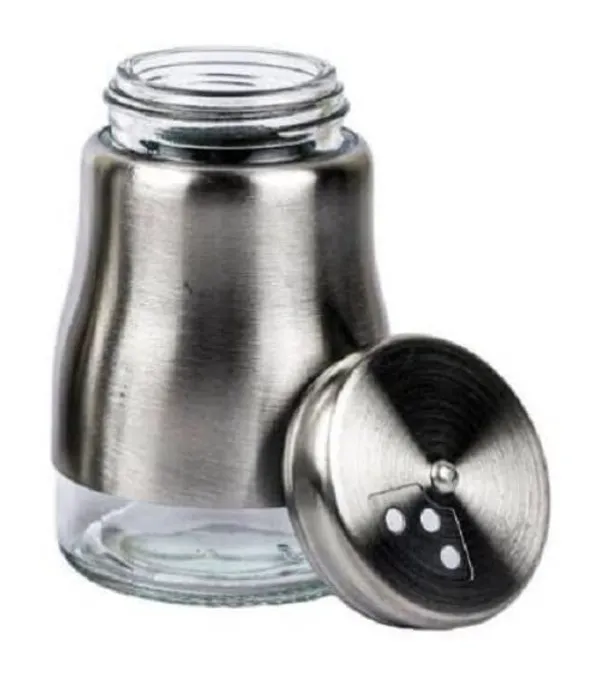 Salt_and_Pepper_Shakers_Container_Set_with_3_Adjustable_Pour_Holes_with_Stainless_Steel_Outer_Layer_and_Internal_Thick_and_Durable_Glass_and_Rack_Organizer