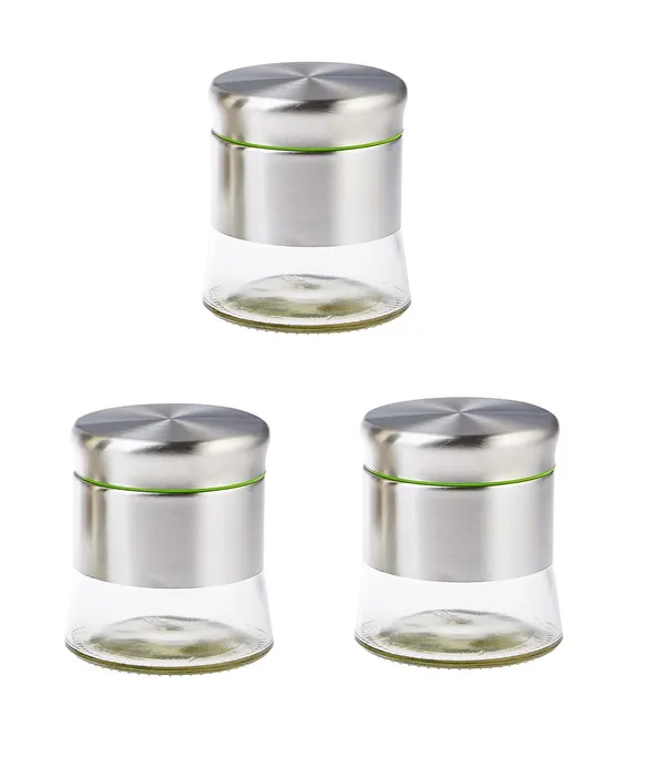 Pack_of_3,_350_ML_Airtight_Glass_Jar_Food_Storage_Container_with_Stainless_Steel_Cover_Window_Visible_Canister_Jar_Set_Glass_&_Airtight_Lid,_Silver
