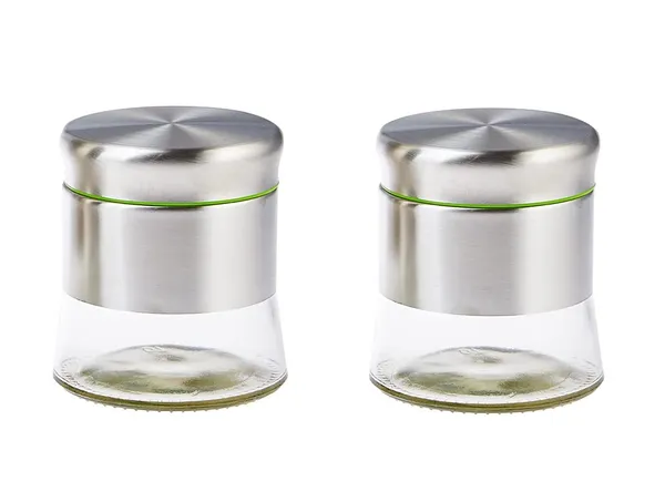 Pack_of_2,_350_ML_Airtight_Glass_Jar_Food_Storage_Container_with_Stainless_Steel_Cover_Window_Visible_Canister_Jar_Set_Glass_&_Airtight_Lid,_Silver