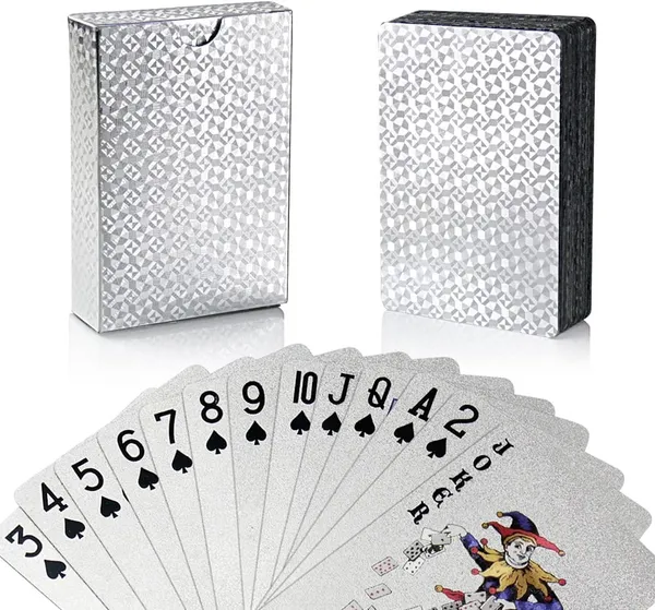 _Waterproof_Plastic_Deck_Poker_Playing_Card_Flexible_PVC_Plastic_Gold_Playing_Cards,_Silver