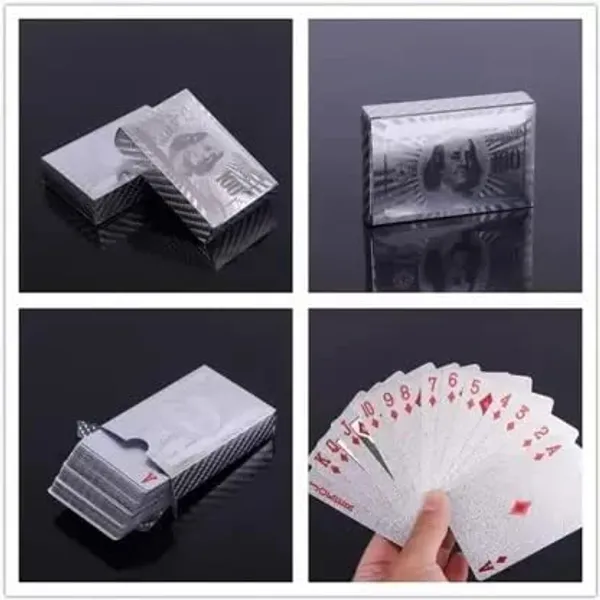 _Waterproof_Plastic_Deck_Poker_Playing_Card_Flexible_PVC_Plastic_Gold_Playing_Cards,_Silver