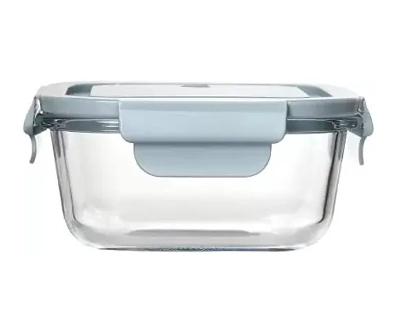 Borosilicate_Glass_Food_Storage_Containers_with_Snap_Lock_Lids_-_Safe_for_Microwave,_Oven,_Dishwasher,_Freezer_-_BPA_Free_-_Airtight,_Pack_of_1_Containers_Lunch_Box,_350_ML