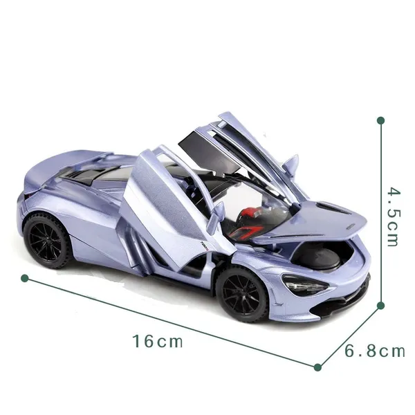 6_Inches_Metal_Diecast_Super_Sports_Car_Model_with_Light_Sound,_Pull_Back_Car,_Opening_Doors,_Silver