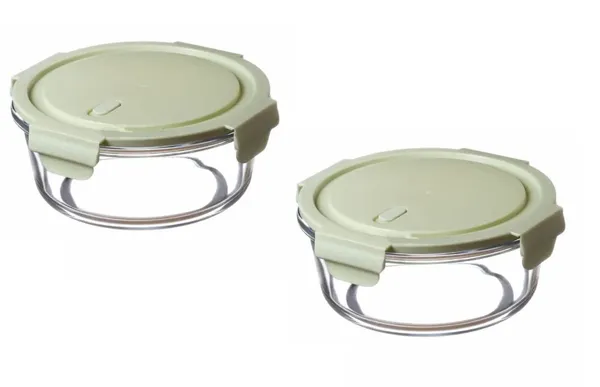 2_Pieces,_400_ML_Round_Borosilicate_Glass_Food_Storage_Oven_Safe_Container_Set_with_Air_Vent_Lid_Airtight_Lid_Microwave_Safe_Bowl,_Glass_Lunch_Box,_Transparent