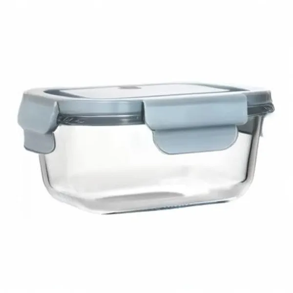 750_ML_Square_Microwave_Safe_Container_Bowl_with_airtight_lid,_Klip_and_Store_Leak_Proof_Toughened_Glass_Borosilicate_Square_microven_Bowls_with_lid_Fresh_Containers,_1_Piece,_Clear