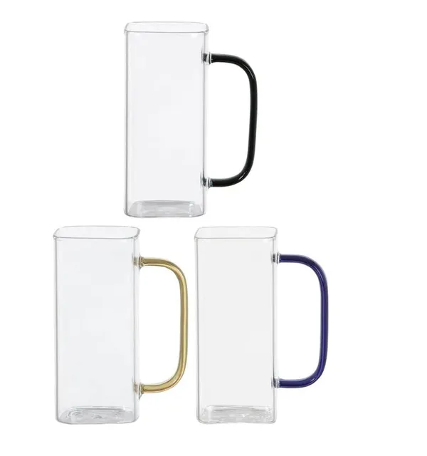 3_Pieces,_400_ML_Heat_Resistant_Square_Glass_Tea_Cup_Juice_Microwave_Safe_Cold_Coffee_Color_Handle_Transparent_Mug_Drinkware_Ice_Coffee_Mug,_Multicolor