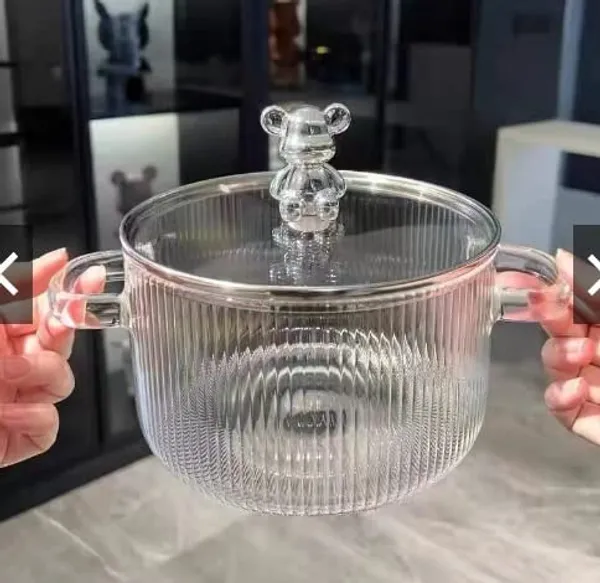 _Fluted_Glass_Cooking_Pot_1600_Ml_-_Heat-Resistant_Flame_Safe_Borosilicate_Cookware_Stovetop_Pot_for_Pasta_Noodle,_Clear,_Uncoated