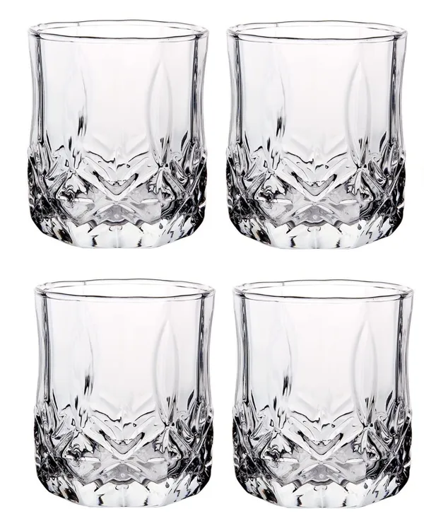 Pack_of_4,_280_ML_Self_Textured_Whiskey_Wine_Glass_Juice_Serving_Tumbler_Glass_Set