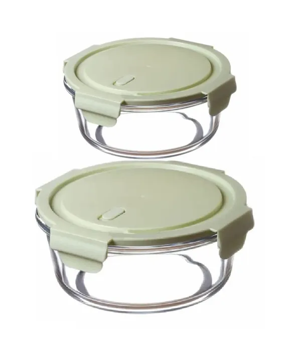 Pack_of_2,_370_ML_&_620_ML_Round_Borosilicate_Glass_Food_Storage_Oven_Safe_Container_Set_with_Air_Vent_Lid_Airtight_Lid_Microwave_Safe_reheating_Serving_Fridge_Container_Set