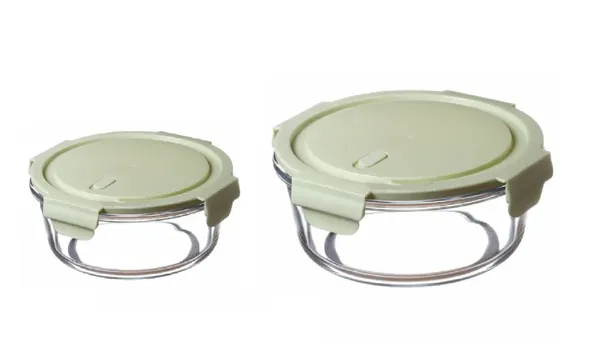 Pack_of_2,_620_ML_&_950_ML_Round_Borosilicate_Glass_Food_Storage_Oven_Safe_Container_Set_with_Air_Vent_Lid_Airtight_Lid_Microwave_Safe_reheating_Serving_Fridge_Container_Set