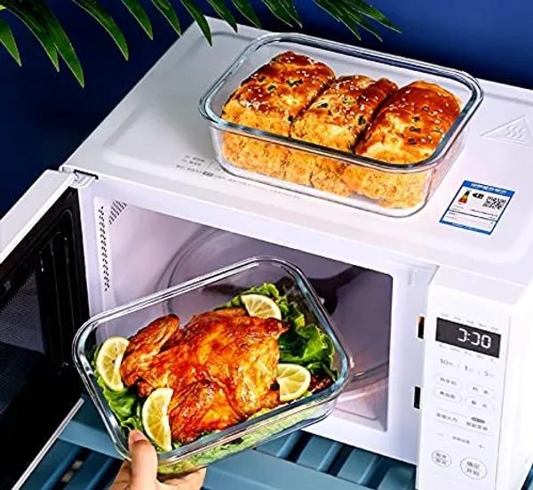 1050_ML_Recatngular_Borosilicate_Glass_Food_Storage_Oven_Safe_Container_Set_with_Air_Vent_Lid_Airtight_Lid_Microwave_Safe_Bowl,_Glass_Reheating_Serving_Bowl,_3_Piece