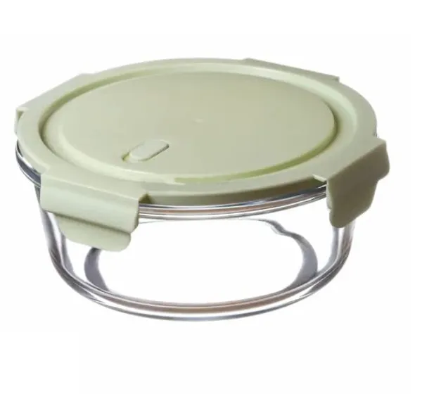 1_Piece_Round_Borosilicate_Glass_Food_Storage_Oven_Safe_Container_Set_with_Air_Vent_Airtight_Lid_Microwave_Safe_Bowl,_Glass_Reheating_Bowl_Tiffin,_620_ML