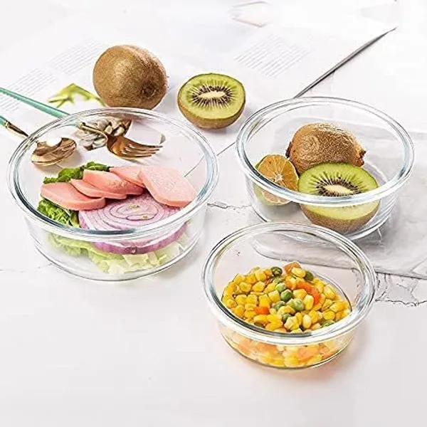 3_Pieces_Set,_370_ML,_620_ML_&_950_ML_Round_Borosilicate_Glass_Food_Storage_Oven_Safe_Container_Set_with_Air_Vent_Lid_Airtight_Lid_Microwave_Safe_reheating_Serving_Fridge_Container_set