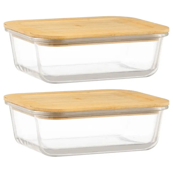 Set_of_2,_Rectangular_Microwave_Oven_Safe_Borosilicate_Glass_Containers_with_Wooden_Bamboo_Airitght_Lid_Leakproof_Seal_Microwave_and_Freezer_Safe_Bowl,_370_ML,_Clear