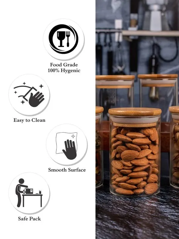 Pack_of_6,_Borosilicate_Glass_Jars_with_Bamboo_Wood_Air_Tight_Lids_Tea_Container_Clear_Kitchen_Storage_Jar_with_Bamboo_Shelf_Kitchen_Canister_Set,_450_ML,_Clear